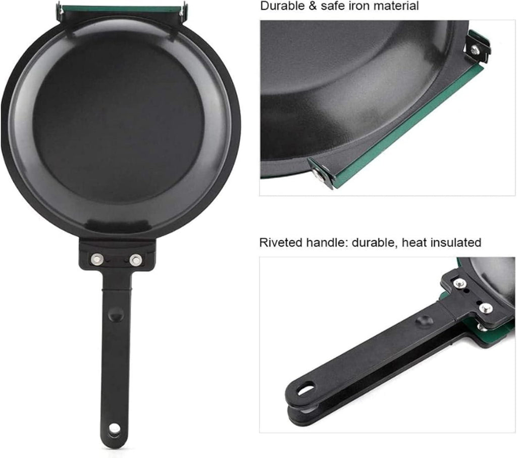 Double Side Nonstick Folding Frying Pan – Cook Smart, Flip Easy!