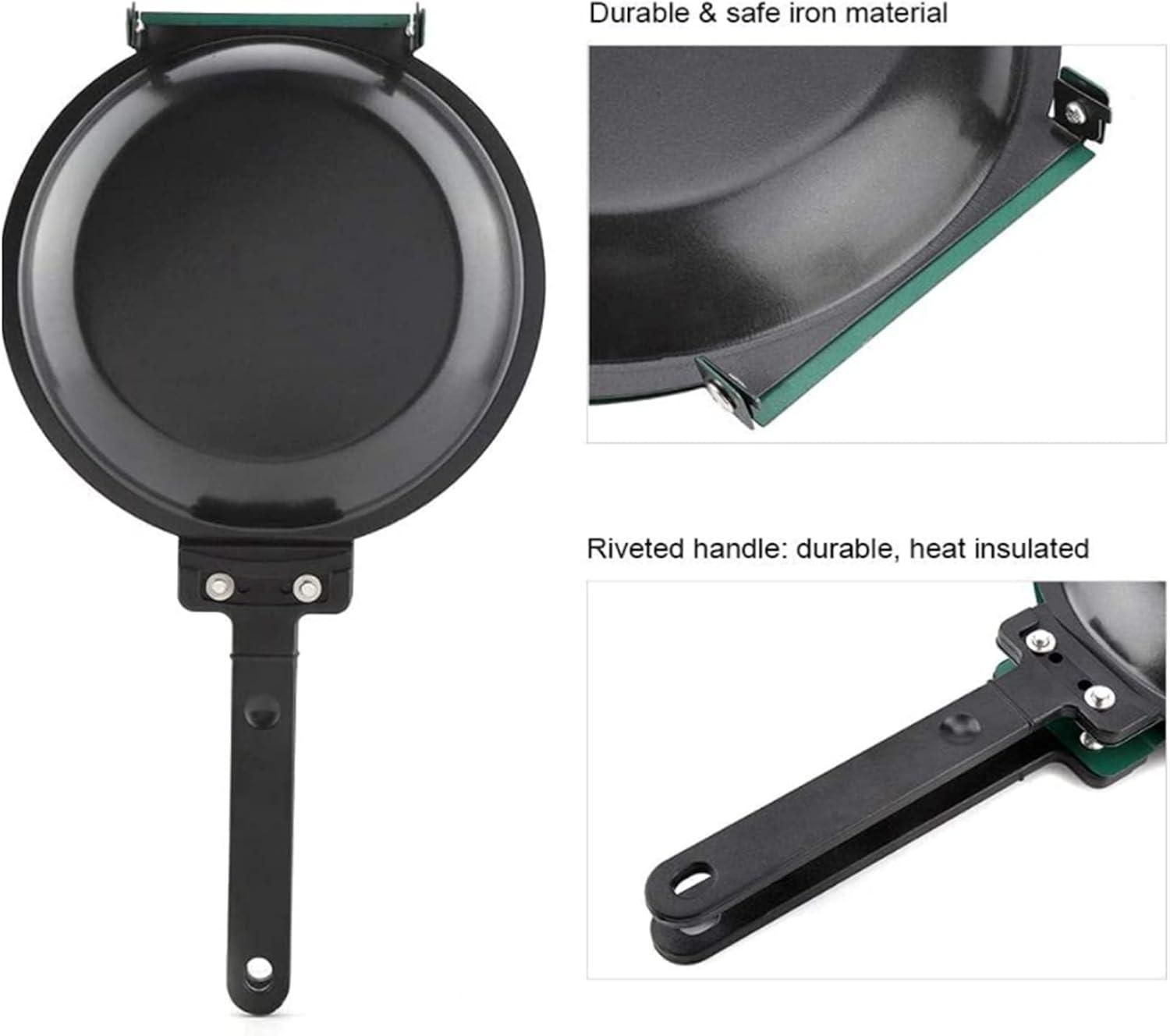 Double Side Nonstick Folding Frying Pan – Cook Smart, Flip Easy!