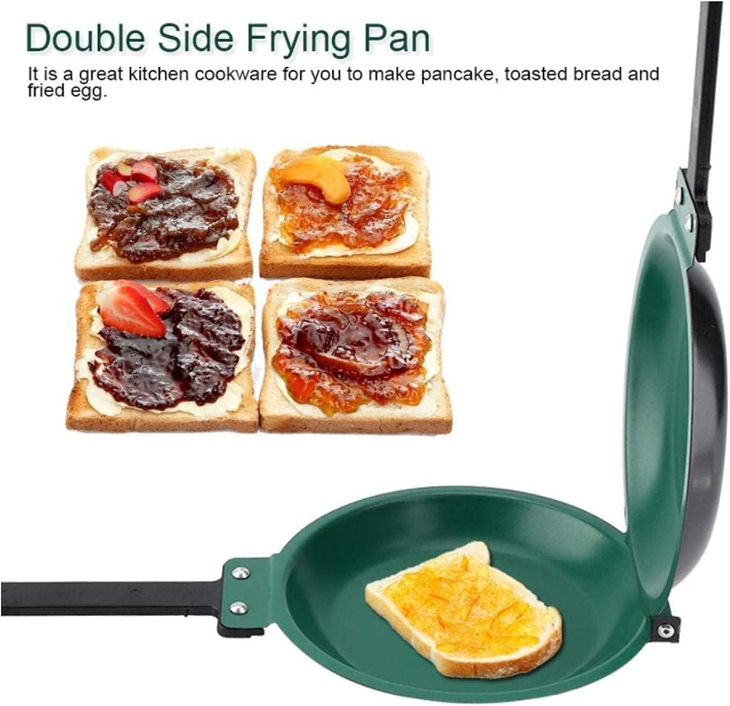 Double Side Nonstick Folding Frying Pan – Cook Smart, Flip Easy!