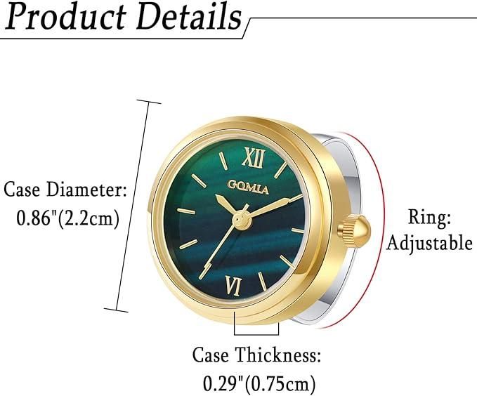 Unisex Ring Watch both